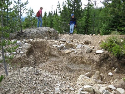 One of the areas in the Lolo Forest that led to the closure to Rockhounds..(Photo: Missoula Ranger District)